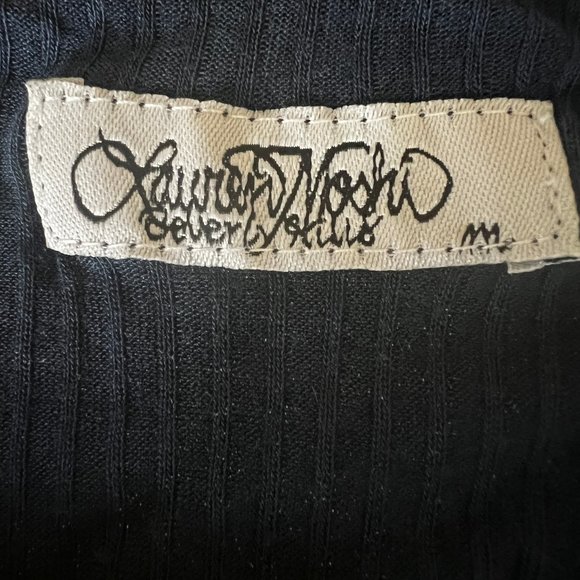 Lauren Moshi Beverly Hills Navy Blue American Flag Lips Sleeveless Tunic… - Picture 7 of 10